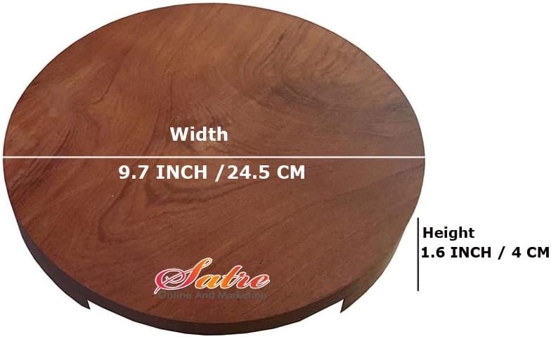 Wooden Chakla,Chapati Roti maker,Circular Board,Rolling Pin set of 1