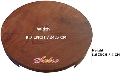 Wooden Chakla,Chapati Roti maker,Circular Board,Rolling Pin set of 1